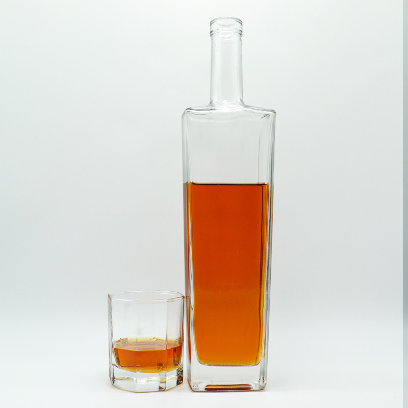 Super Flint Glass 250ml 300ml 350ml 750ml 1l Прозрачные стеклянные бутылки с текилой